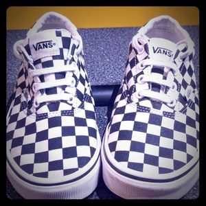 Vans checkered shoes